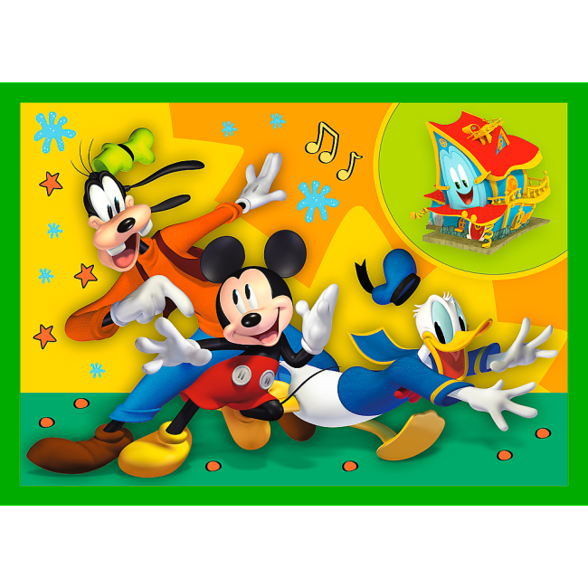 Пазлы - Пазлы Trefl Микки Маус среди друзей 4 в 1 (34616)#3