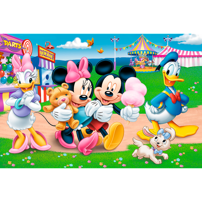 Пазлы - Пазлы Trefl Super maxi Микки на ярмарке 24 элемента (41005)#2
