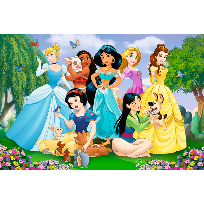 Пазлы - Пазлы Trefl Super shape XL Принцессы в саду 104 элементов (50019)#2