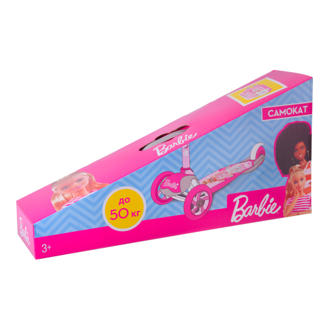 Самокати - Самокат Barbie триколісний з рюкзаком (LS2211)#5
