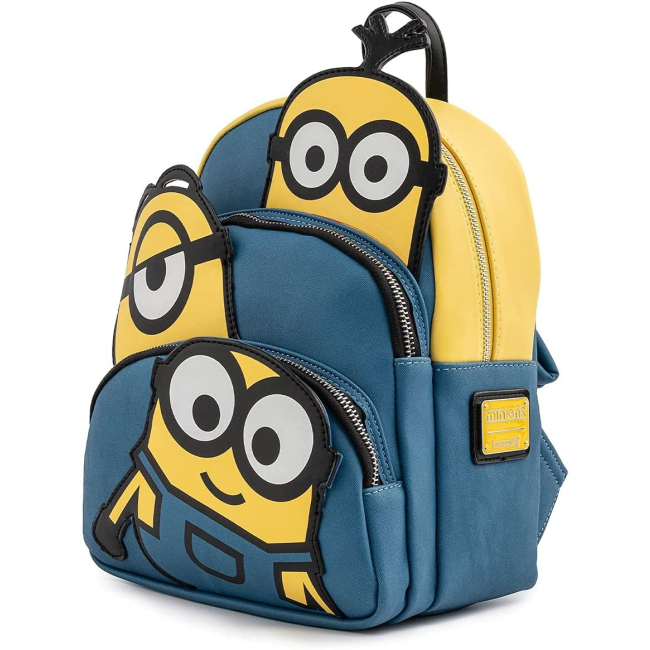 Рюкзак Loungefly Minions Triple minion Bello mini (DMBK0005) купити в ...