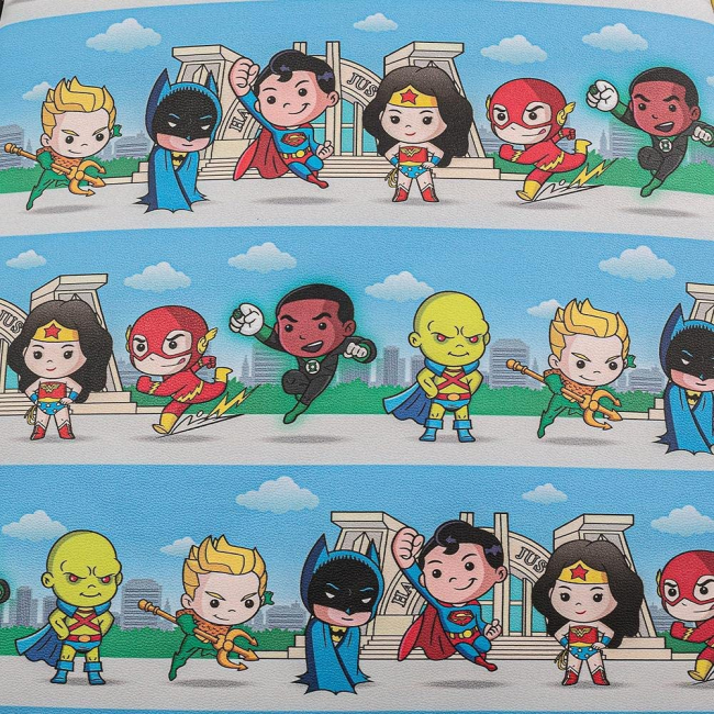 Рюкзаки та сумки - Рюкзак Loungefly DC Superheroes chibi lineup mini (DCCBK0062)#4