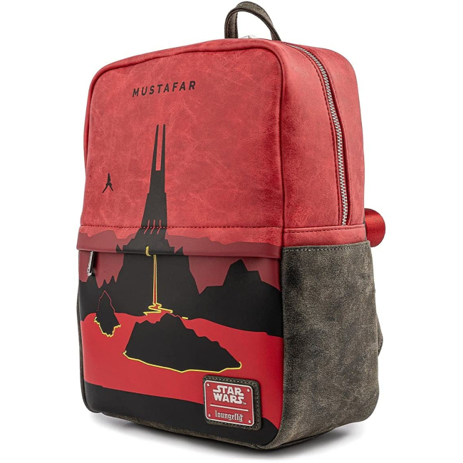Рюкзаки и сумки - Рюкзак Loungefly Star wars Lands Mustafar square mini (STBK0240)#2
