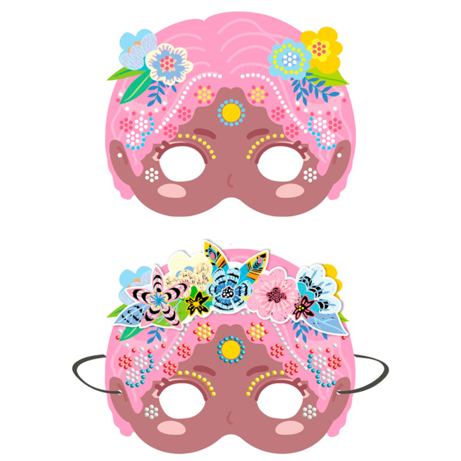 Набори для творчості - Набір для творчості Avenir Маска зі стразами Принцеси 3 види (6004092)#5