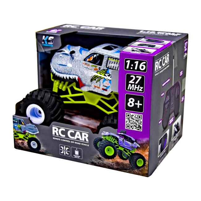 Радіокеровані моделі - Автомобіль Sulong Toys Bigfoot Dinosaur (SL-360RHGR)#6