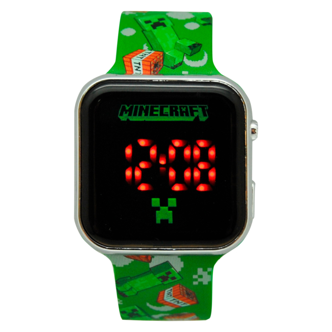 Смарт-часы и фитнес браслеты - Часы Kids Licensing Minicraft led (MIN4129)#2