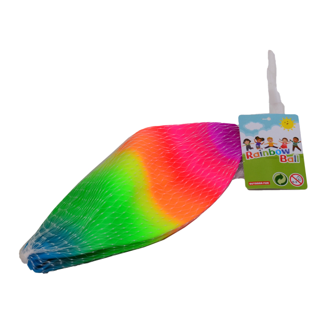 Спортивні активні ігри - Гумовий м'яч Johntoy Rainbow ball (29638)#2