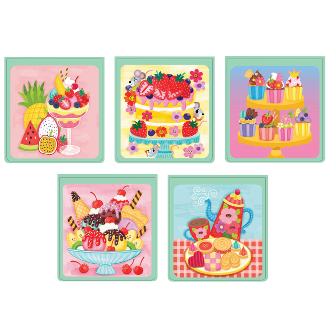 Товари для малювання - Водні розмальовки Let's Craft Магічні перетворення Ласощі (MRP014)#3