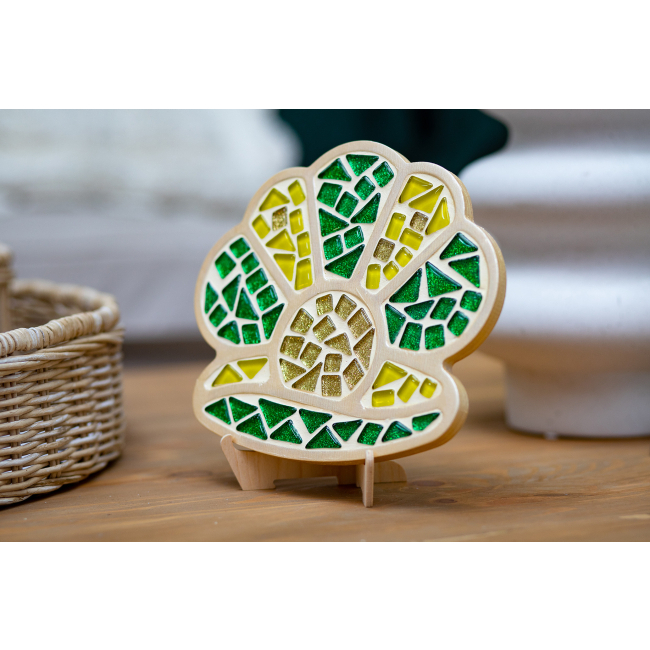 Мозаика - Набор стеклянной мозаики Mosaaro Хрустальное стекло Ракушка (MA2003)#2