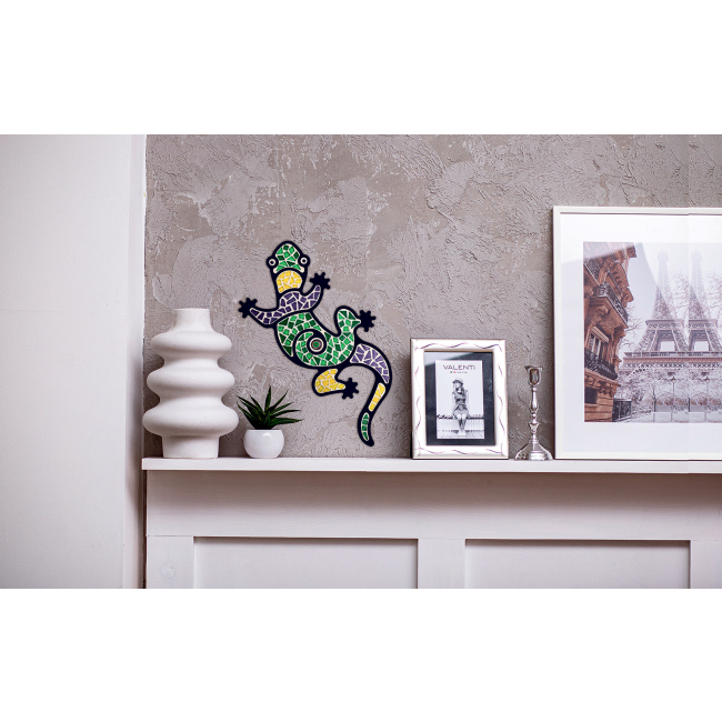 Мозаика - Набор стеклянной мозаики Mosaaro Хрустальное стекло Ящерица (MA3001)#2