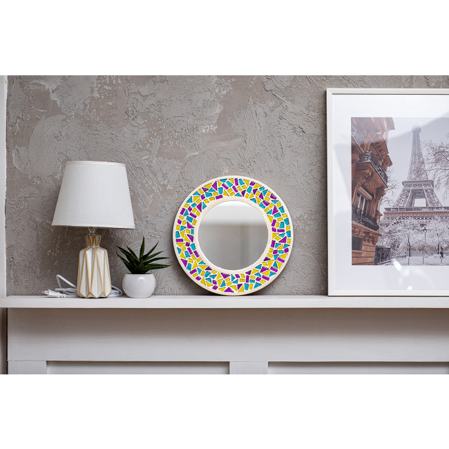 Мозаика - Набор стеклянной мозаики Mosaaro Хрустальное стекло Зеркало (MA4004)#2