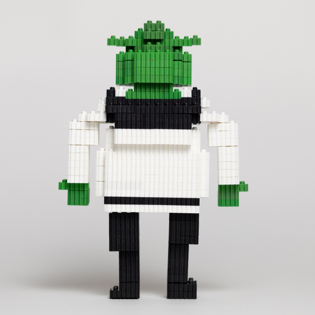 Конструкторы с уникальными деталями - Игрушка-конструктор Vita toys Пиксель Шрек (VTK 0060)#4