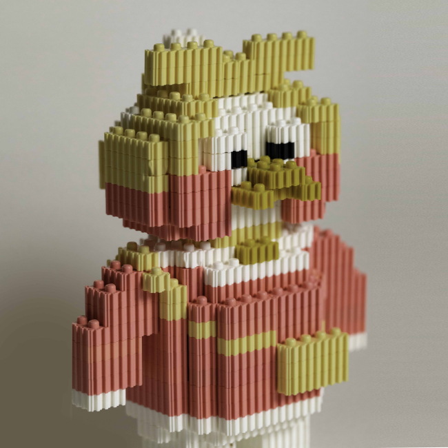 Конструкторы с уникальными деталями - Игрушка-конструктор Vita toys Пиксель Лалафанфан (VTK 0051)#2