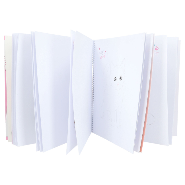 Товари для малювання - Книжка для розфарбовування Top Model Кошеня (0412282)#2