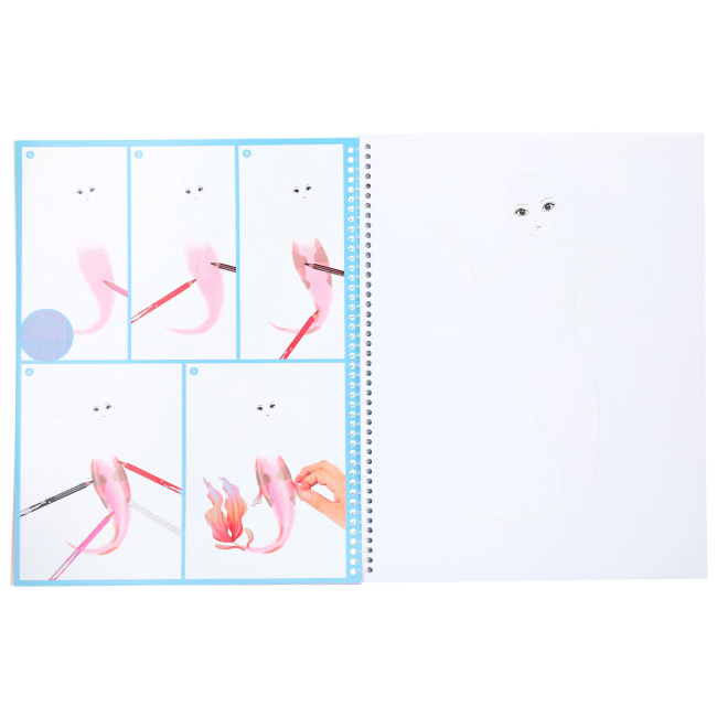 Товары для рисования - Книжка для раскрашивания Top Model Фэнтези модель (0412147)#2