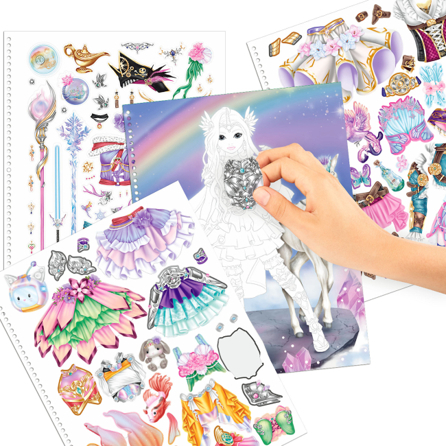 Товары для рисования - Книжка для раскрашивания Top Model Фэнтези модель (0412147)#5