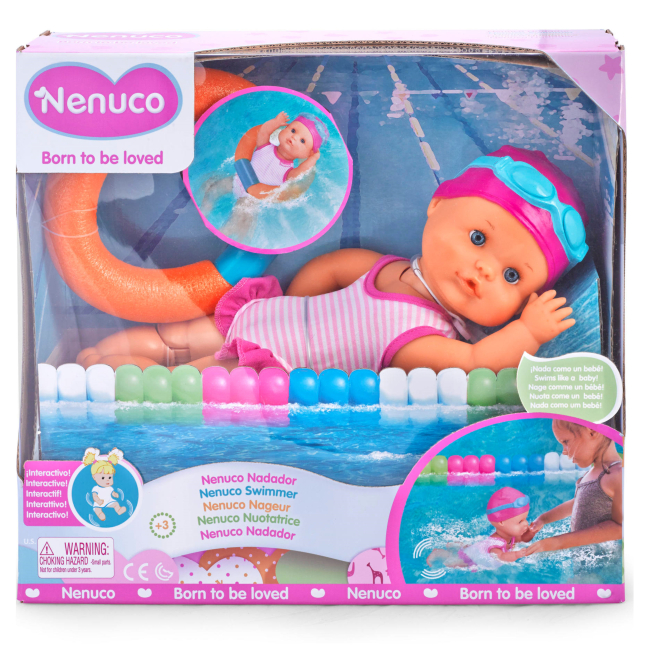 Пупсы - Пупс Nenuco Пловчиха с подвижными ножками (700014071)#3