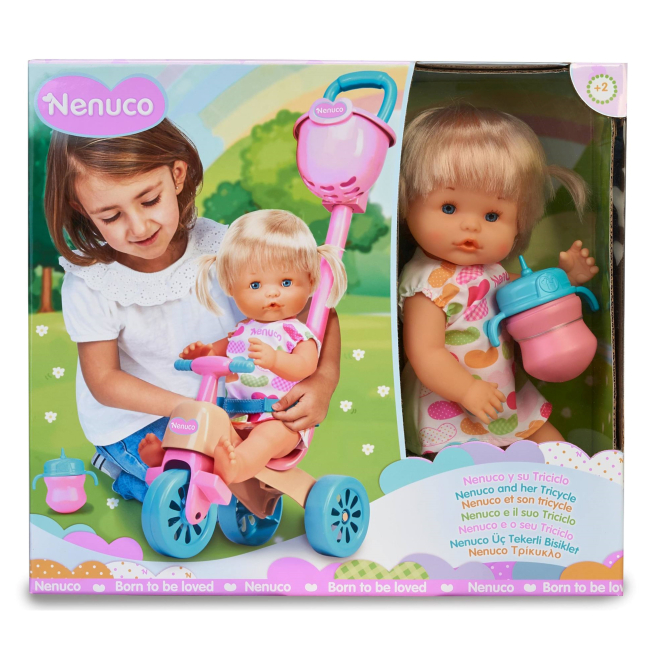 Пупси - Лялька Nenuco З велосипедом-каталкою (700017103)#3