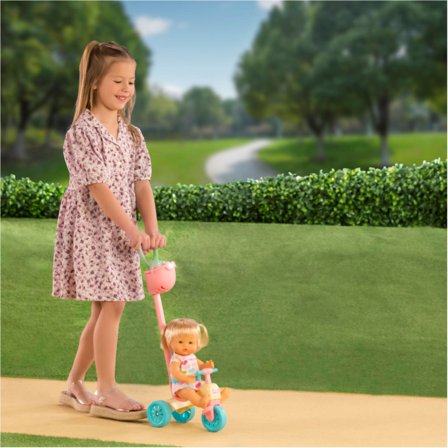 Пупси - Лялька Nenuco З велосипедом-каталкою (700017103)#4