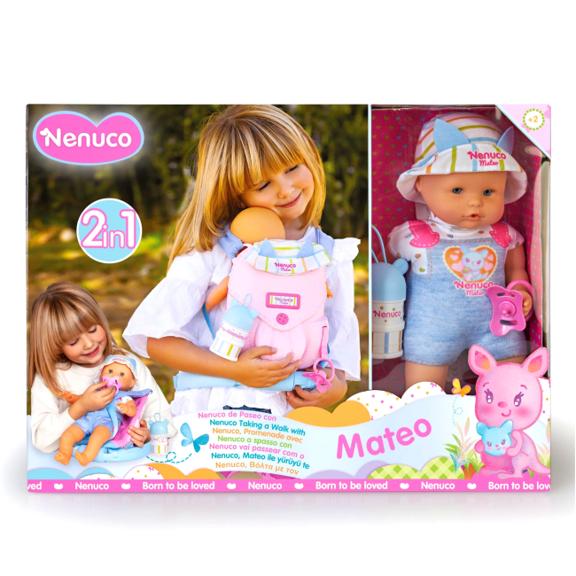 Пупсы - Пупс Nenuco Матео с люлькой-переноской (700017206)#2