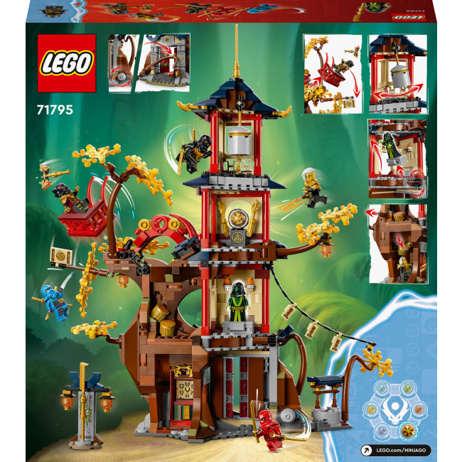 Конструктори LEGO - Конструктор LEGO NINJAGO Храм енергетичних ядер дракона (71795)#3