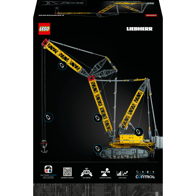 Конструктори LEGO - Конструктор LEGO Technic Гусеничний підйомний кран Liebherr LR 13000 (42146)#3