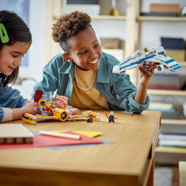 Конструкторы LEGO - Конструктор LEGO Star Wars Истребитель Новой Республики «E-Wing» против Звездного истребителя Шин Хати (75364)#5