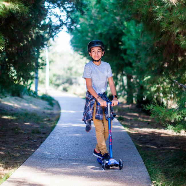 Самокаты - Самокат Micro Maxi Deluxe синий (MMD067)#6