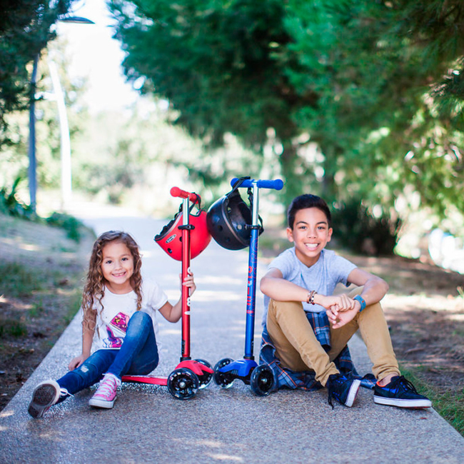 Самокаты - Самокат Micro Maxi Deluxe синий (MMD067)#8