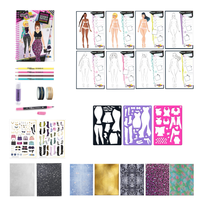 Набори для творчості - Набір для творчості Canal Toys Style 4 Ever Портфоліо дизайнера (OFG253)#2