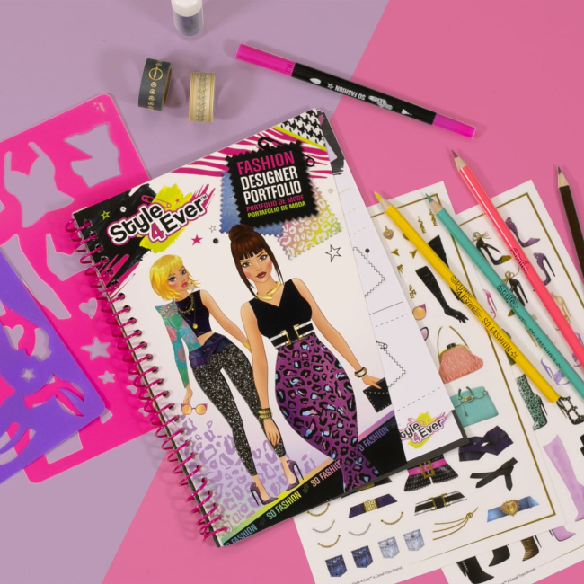 Набори для творчості - Набір для творчості Canal Toys Style 4 Ever Портфоліо дизайнера (OFG253)#4