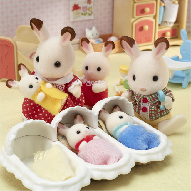 Фигурки животных - Игровой набор Sylvanian Families Уход за тройняшками (5532) (5054131055328)#6