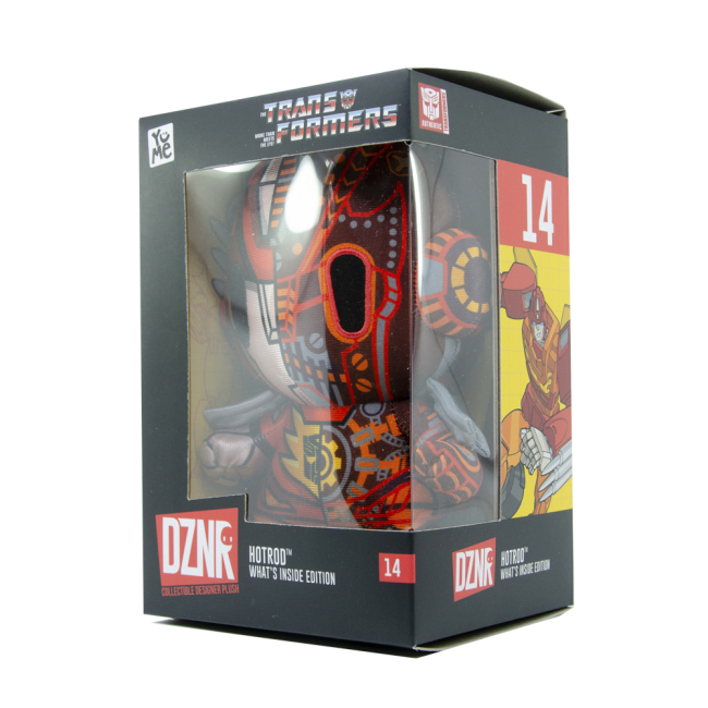 Персонажі мультфільмів - Колекційна м’яка іграшка Yume Transformers Хот Род (19623)#3