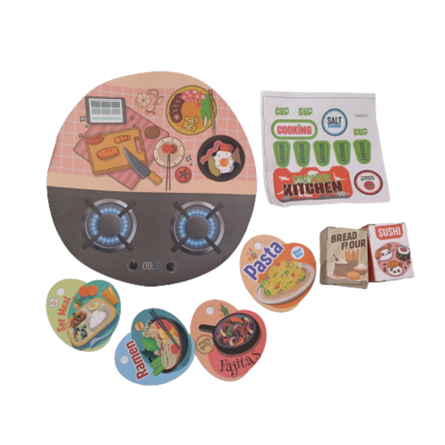 Дитячі кухні та побутова техніка - Ігровий набір OTSIXE Динозавр Кухня (1368A5)#5