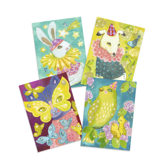 Товары для рисования - Художественный комплект рисования песком DJECO Волшебный карнавал (DJ09524)#2