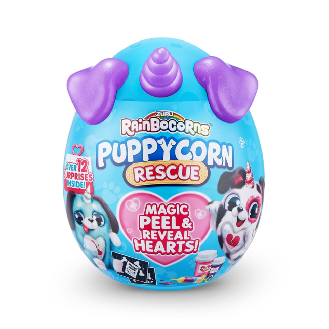 Мягкие животные - Мягкая игрушка-сюрприз Rainbocorn-E Puppycorn rescue (9261E)#7