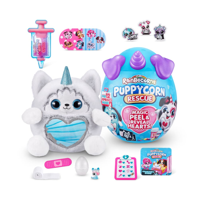 Мягкие животные - Мягкая игрушка-сюрприз Rainbocorn-G Puppycorn rescue (9261G)#2