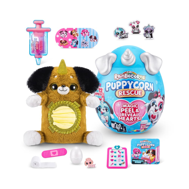 Мягкие животные - Мягкая игрушка-сюрприз Rainbocorn-J Puppycorn rescue (9261J)#2