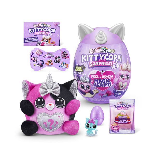 М'які тварини - М'яка іграшка-сюрприз Rainbocorn-B Kittycorn surprise S2 (9279B)#2
