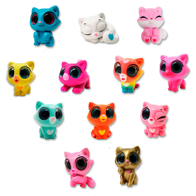 Фігурки тварин - ​Фигурка-сюрприз Sbabam You you Веселкові кошенята (58/CN-2020)#3