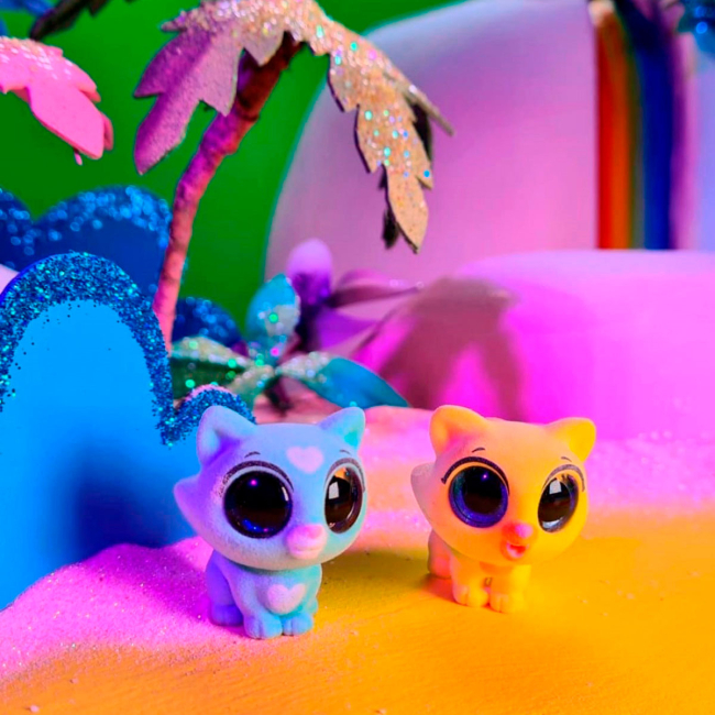 Фігурки тварин - ​Фигурка-сюрприз Sbabam You you Веселкові кошенята (58/CN-2020)#4