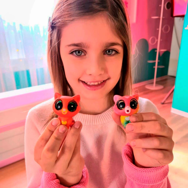 Фігурки тварин - ​Фигурка-сюрприз Sbabam You you Веселкові кошенята (58/CN-2020)#7