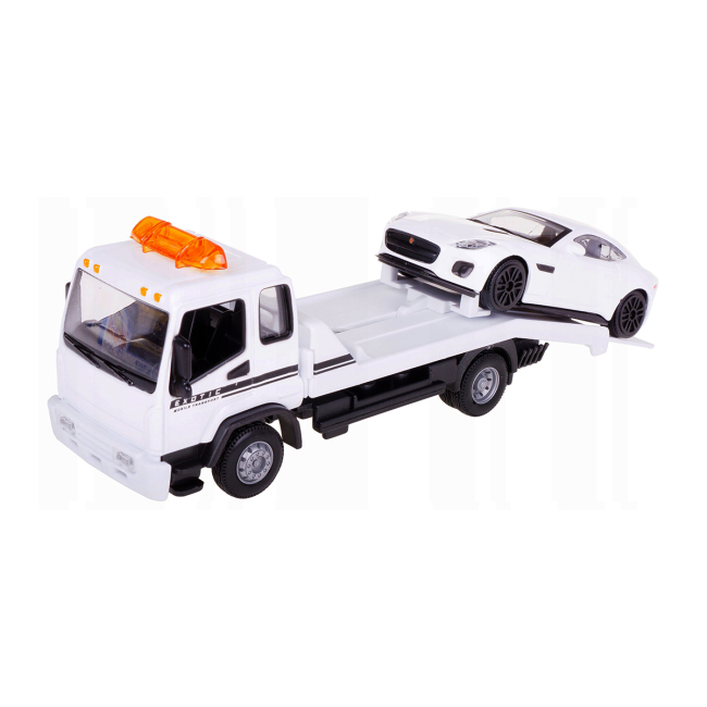 Транспорт и спецтехника - Игровой набор Bburago Эвакуатор с автомоделью Jaguar F-Type R-Dynamic (18-31419)#2