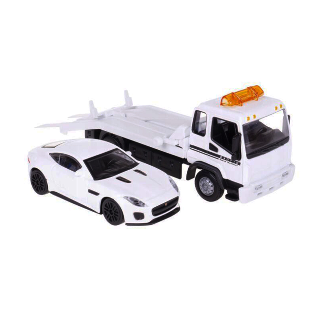 Транспорт и спецтехника - Игровой набор Bburago Эвакуатор с автомоделью Jaguar F-Type R-Dynamic (18-31419)#4