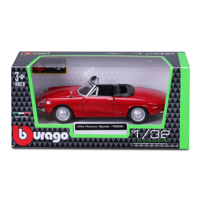 Автомодели - Автомодель Bburago Alfa Romeo Spider 1966 (18-43047)#6