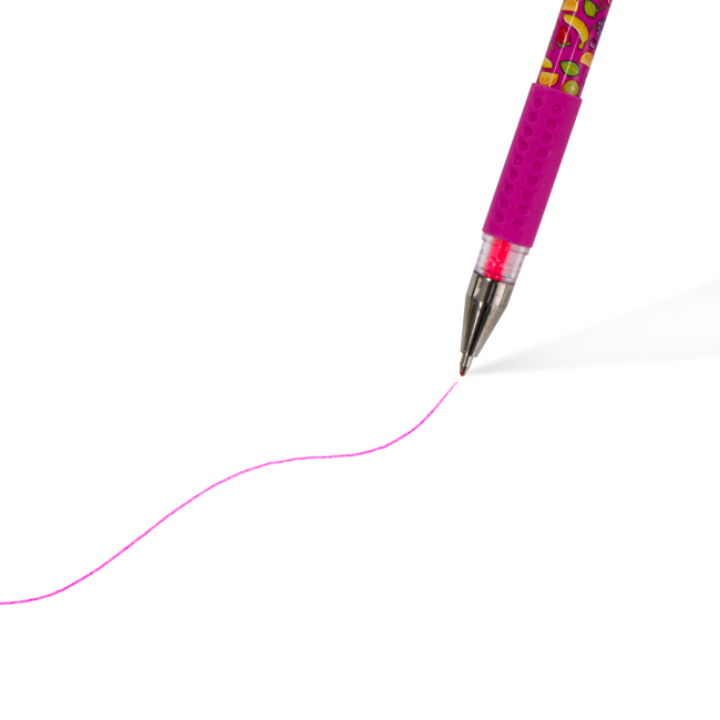 Канцтовары - Набор ароматных гелевых ручек Scentos Неоновый коктейль 5 цветов (12264)#3