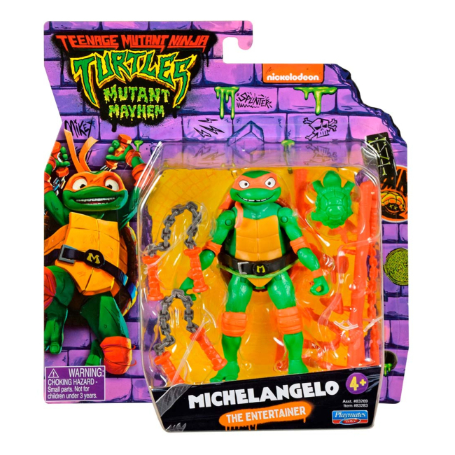 Фигурки персонажей - Игровая фигурка TMNT Movie III Микеланджело (83283)#4