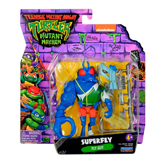 Фігурки персонажів -  Ігрова фігурка TMNT Movie III Суперфлай (83287)#4