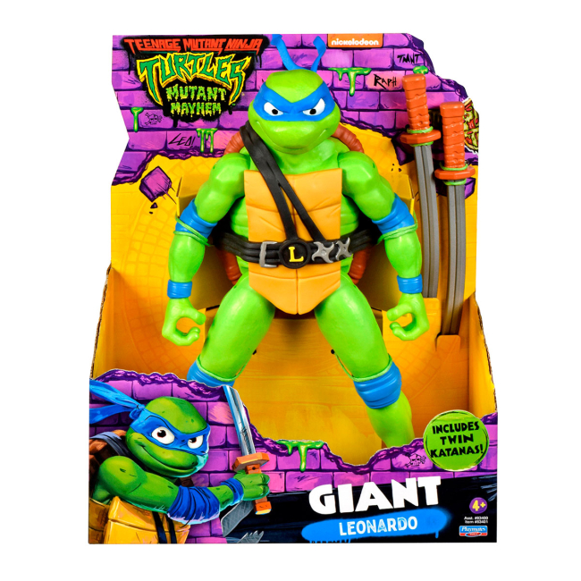 Фигурки персонажей - Игровая фигурка TMNT Movie III Леонардо гигант 30 см (83401)#4