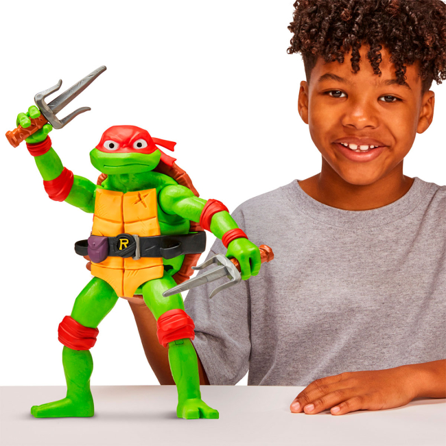 Фігурки персонажів - Ігрова фігурка TMNT Movie III Рафаель гігант 30 см (83404)#5
